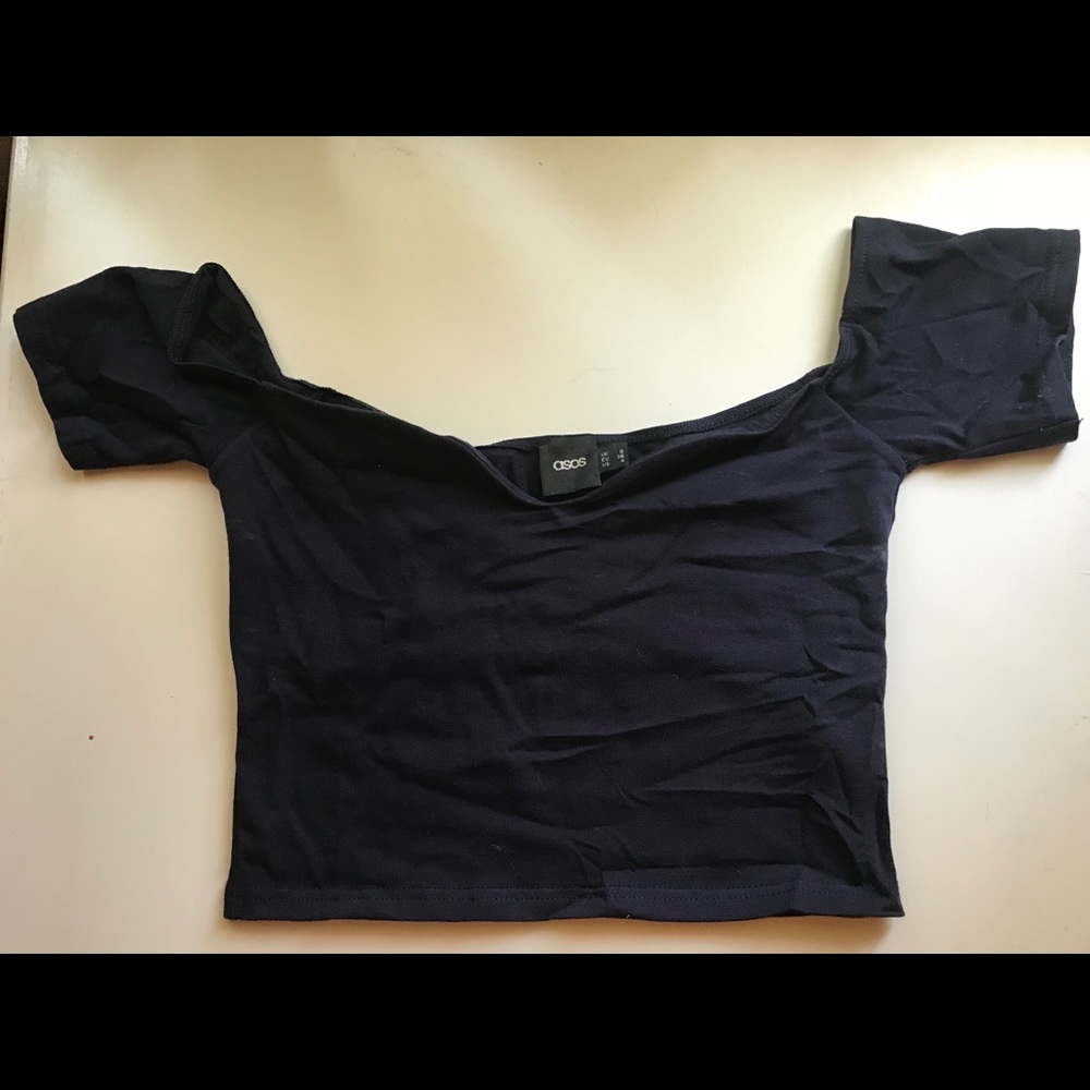 ASOS off the shoulder crop top NWOT